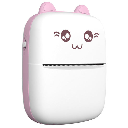 GlowPak™ Cute Cat Mini Thermal Printer — Wireless & Portable