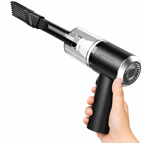 Portable 5000Pa Car Vacuum Cleaner — Wireless & Rechargeable