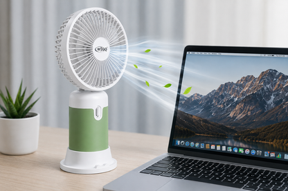 WEGO WG-2501 Portable Rechargeable Fan