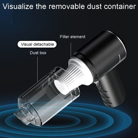 Portable 5000Pa Car Vacuum Cleaner — Wireless & Rechargeable