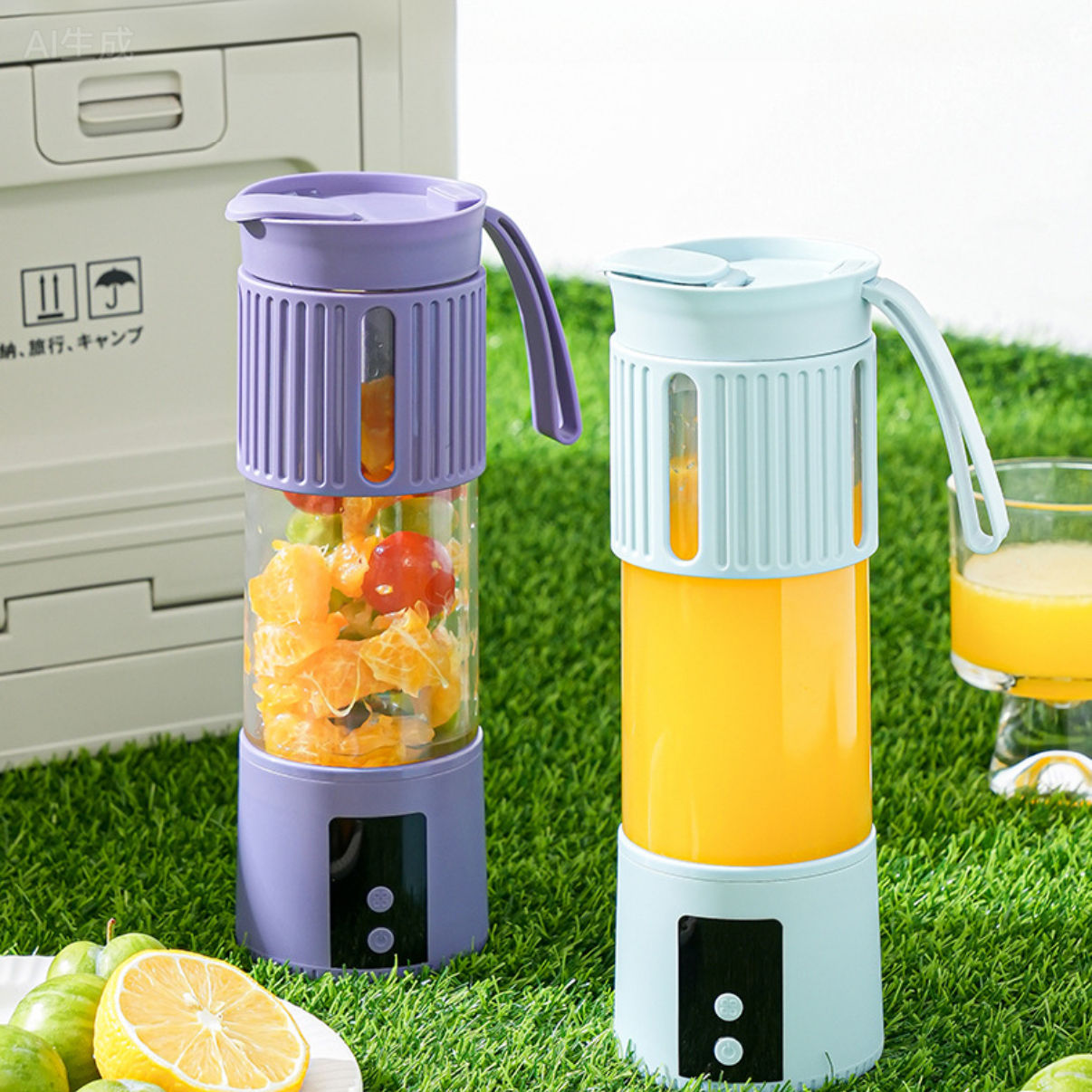 Portable Rechargeable Juicer Blender – 450ML USB Smoothie Maker